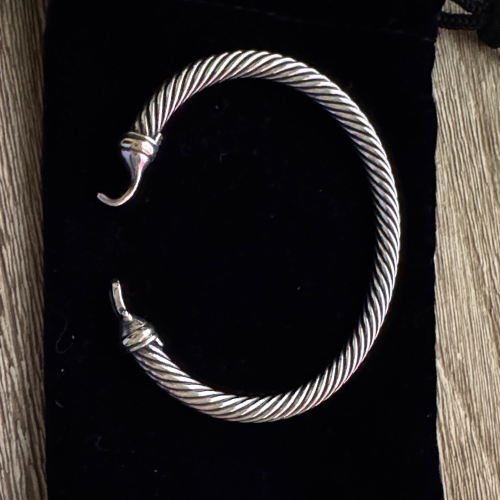 David Yurman Silver Cable Bracelet
